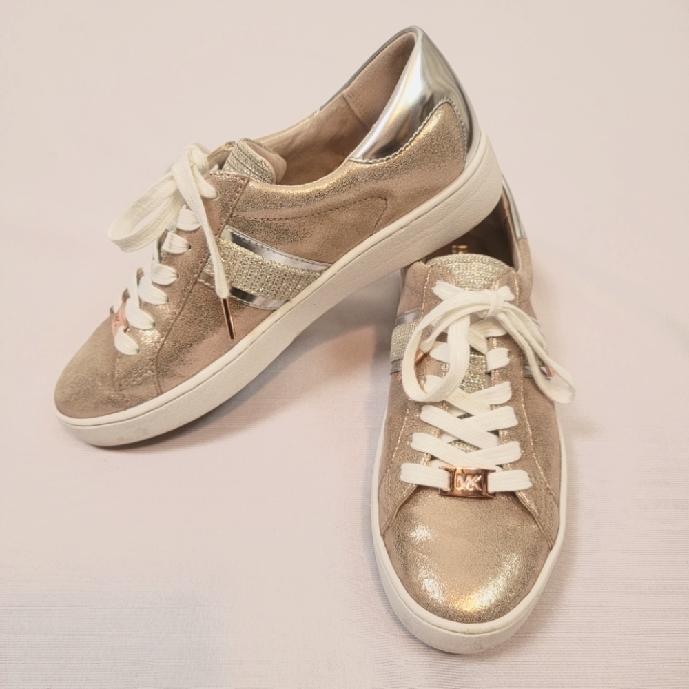 Michael Michael Kors Rose Gold Fashion Sneakers